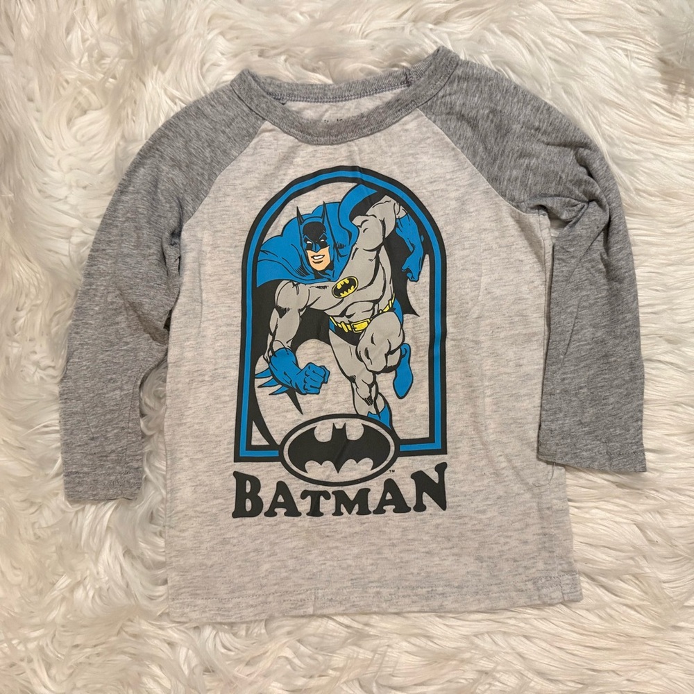 Batman Jumping Beans Toddler Boy Size 2T Long Sleeve Graphic‎ T-Shirt